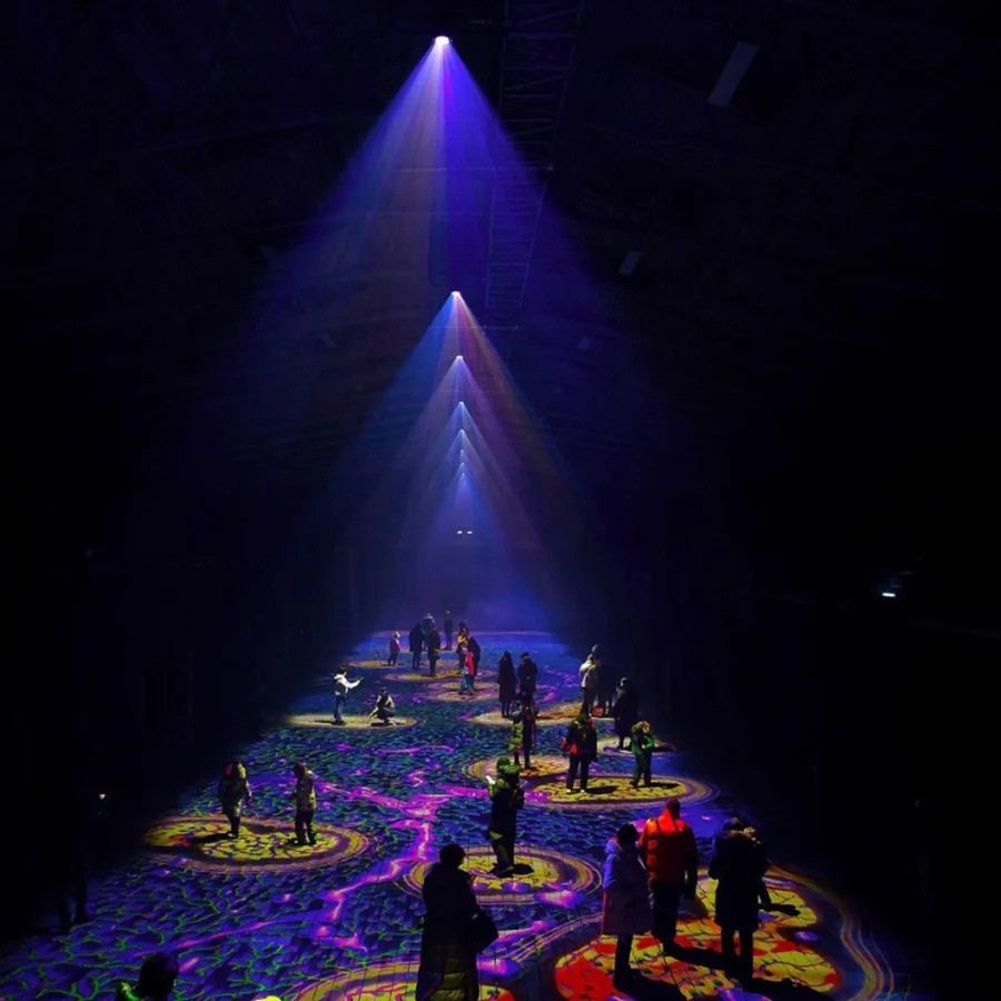 Possible Project Direction 2: Floor projection that's triggered and affected by audience's movement.